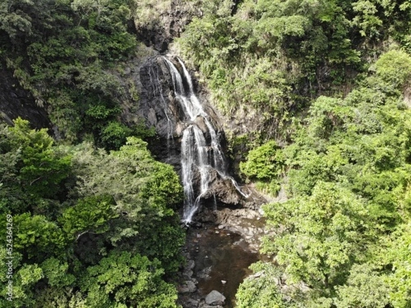 Obraz Aerial shot of waterfalls in Philippines