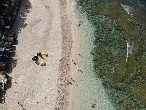 Obraz Beautiful aerial shot of beaches in Philippines
