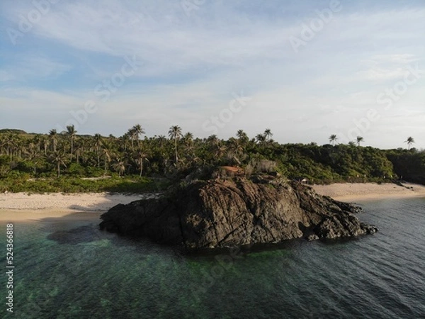 Obraz Beautiful aerial shot of beaches in Philippines