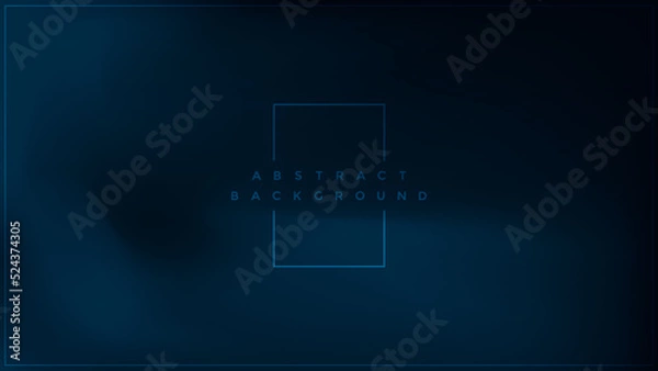 Fototapeta Minimal abstract dark blue gradient background design