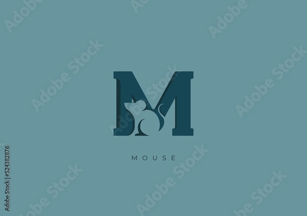 Fototapeta MOUSE M MONOGRAM
