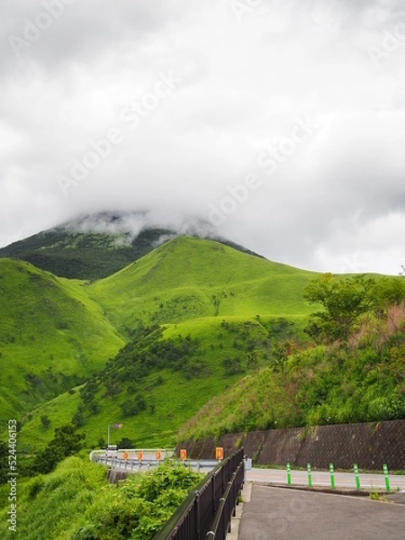 Obraz ヒルクライム 由布岳 やまなみハイウェイ
