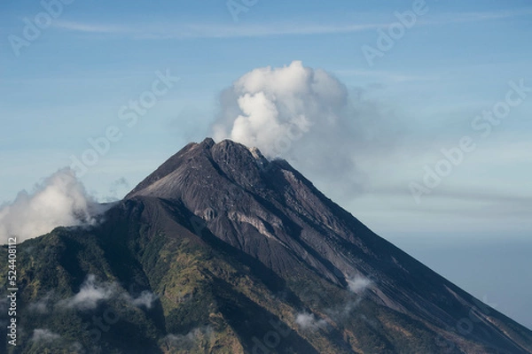 Fototapeta Merapi Volcano Mountain, Indonesia