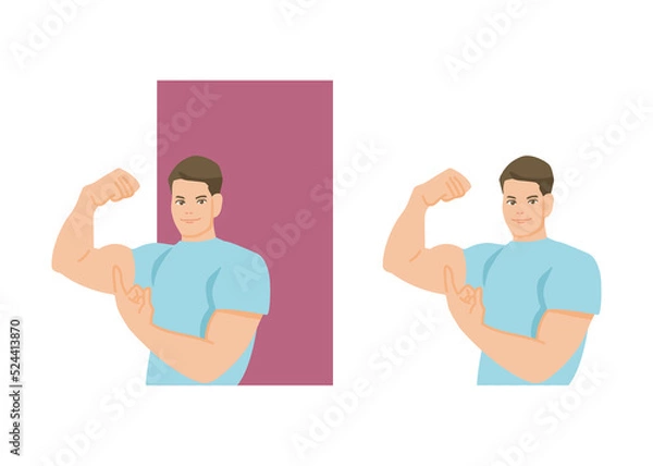 Obraz パーソナルトレーナーの男性