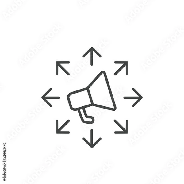 Fototapeta speaker icons  symbol vector elements for infographic web