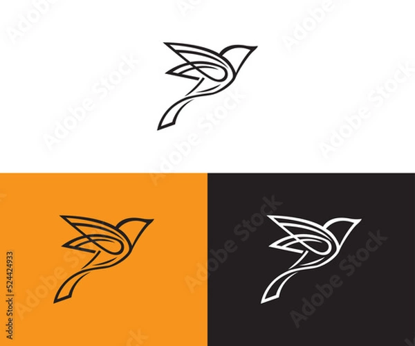 Obraz bird logo design