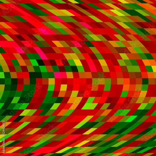 Fototapeta fashion pattern, bright background, texture, stained glass, glass fragments, mosaic, window, turkish style, ethnic, squares, blocks, pixels, stripes, graphic, geometric, abstraction, psychedelic, 
