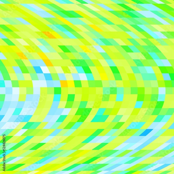 Fototapeta fashion pattern, bright background, texture, stained glass, glass fragments, mosaic, window, turkish style, ethnic, squares, blocks, pixels, stripes, graphic, geometric, abstraction, psychedelic, 