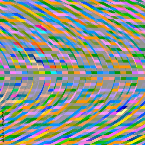 Fototapeta fashion pattern, bright background, texture, stained glass, glass fragments, mosaic, window, turkish style, ethnic, squares, blocks, pixels, stripes, graphic, geometric, abstraction, psychedelic, 