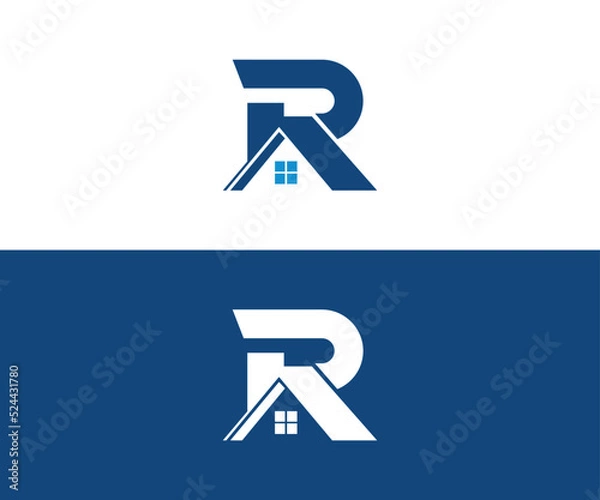 Obraz r home logo design
