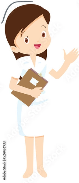 Obraz Doctor Cartoon character professional doctor