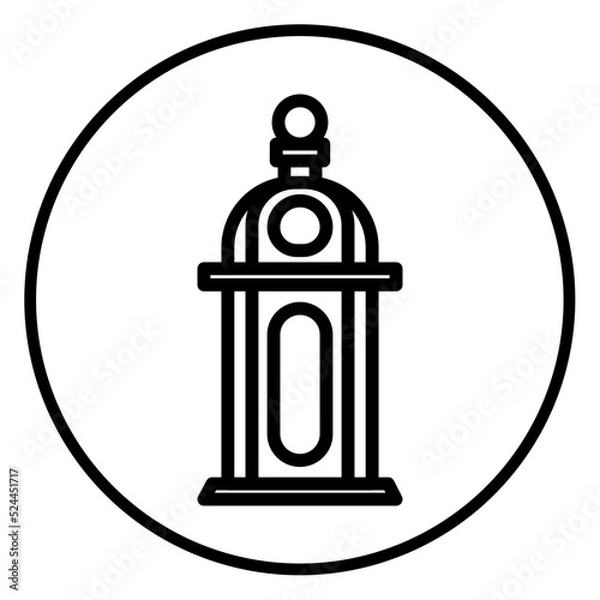 Fototapeta lantern icon