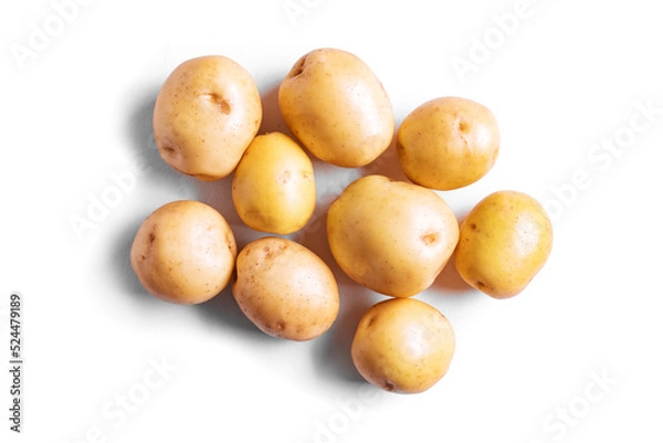 Fototapeta Raw baby potatoes