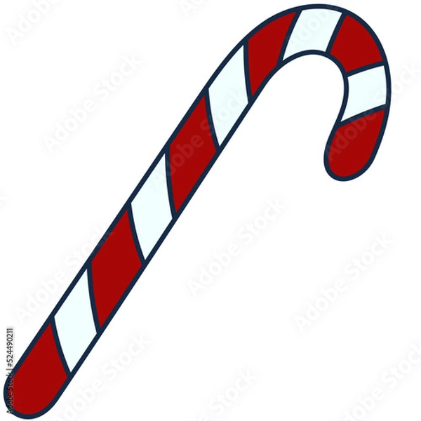 Fototapeta candy cane