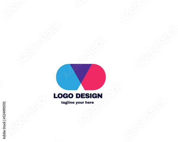 Fototapeta logo, icon, vector, business, design, company, water, symbol, sign, concept, illustration, element, logotype, template, travel, drop, wave, web, shape