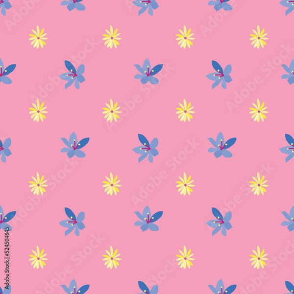 Fototapeta Flower Seamless Pattern