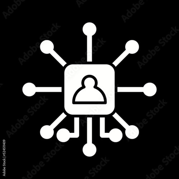 Fototapeta Networking Icon