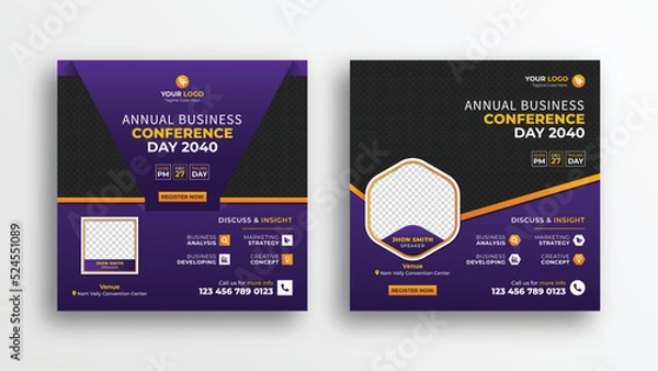 Fototapeta Corporate Business Flyer poster pamphlet brochure cover design layout with graphic elements. Two colors scheme. vector template in A4 size Vector. Brochure template layout. cover design.
