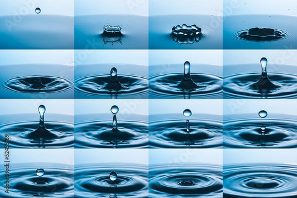 Obraz 16S * niebieska kropla