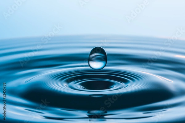 Obraz blue fall drop 36