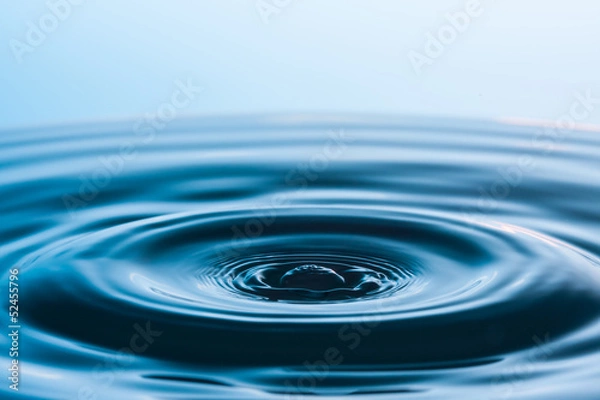 Obraz blue fall drop 40