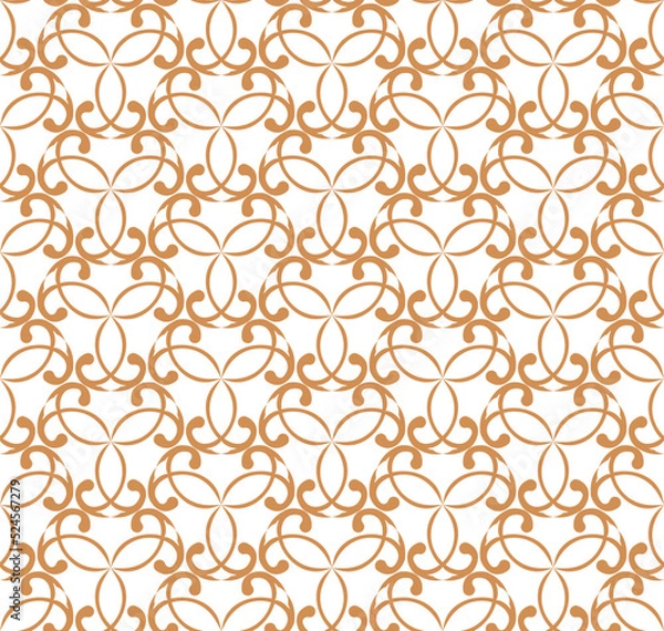 Obraz Golden ornamental seamless pattern for decor, print, wallpaper, background
