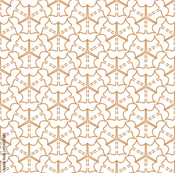Obraz Golden ornamental seamless pattern for decor, print, wallpaper, background