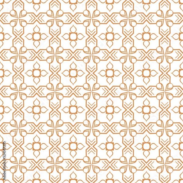 Obraz Golden ornamental seamless pattern for decor, print, wallpaper, background
