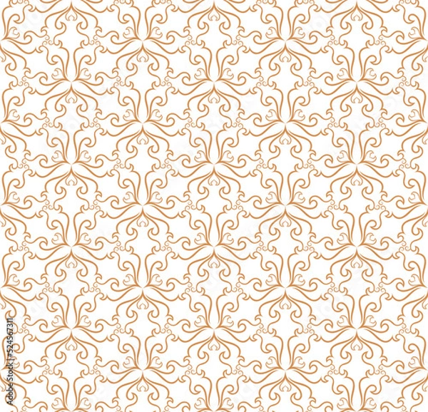 Obraz Golden ornamental seamless pattern for decor, print, wallpaper, background