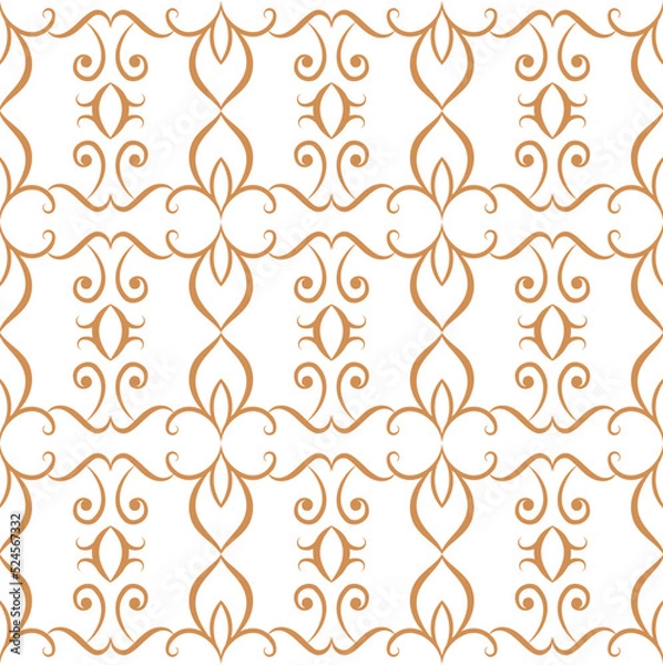 Obraz Golden ornamental seamless pattern for decor, print, wallpaper, background