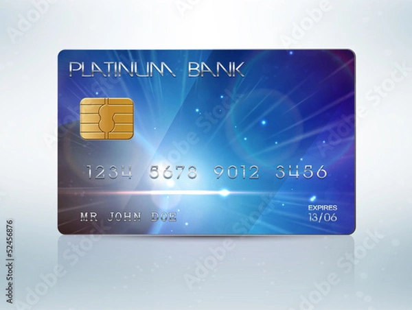 Fototapeta Credit card