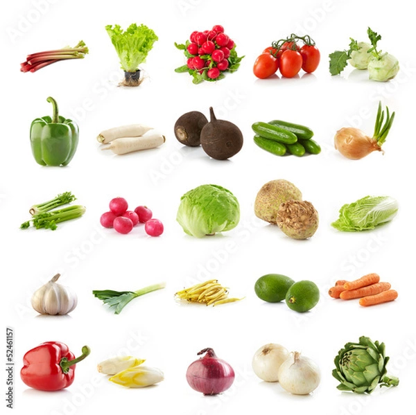 Obraz różne warzywa