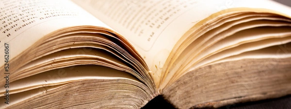 Fototapeta old books, collection of ancient manuscripts