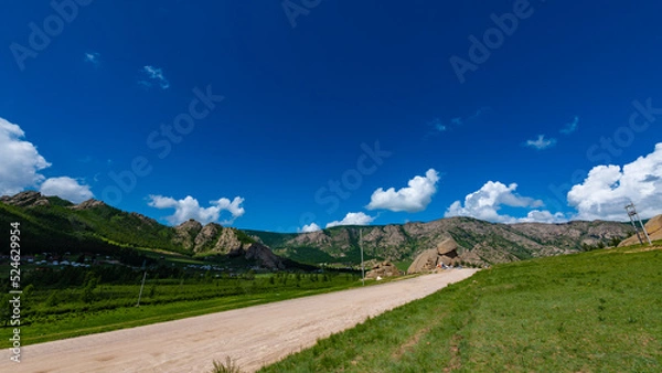 Fototapeta landscape with sky