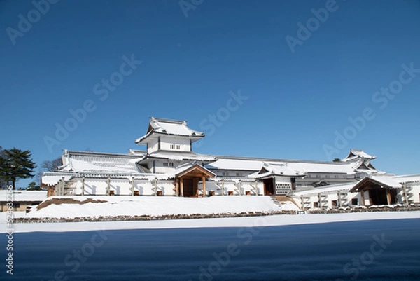 Obraz 冬の金沢城