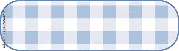 Obraz cute pastel blue planner paper template notes, memo, sticky note, reminder, journal decoration