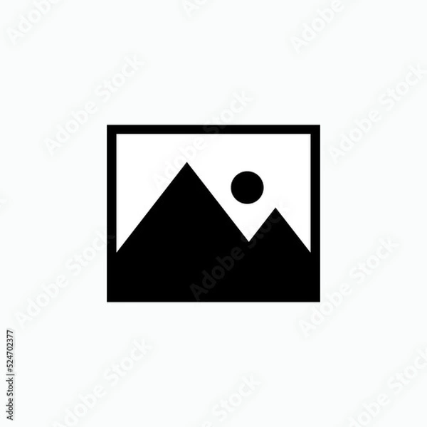 Fototapeta Image Icon. Picture Symbol - Vector.     