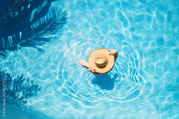 Obraz Girl in swimming pool