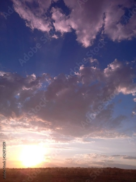 Obraz Clouds and Sun