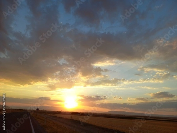 Obraz Clouds and Sun