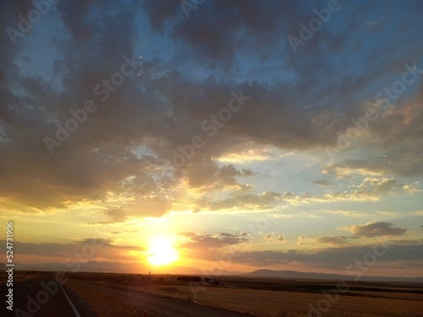 Obraz Clouds and Sun