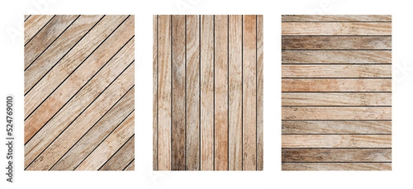 Obraz Wooden background texture. in A4 size for design work cover book presentation. brochure layout and flyers poster template.