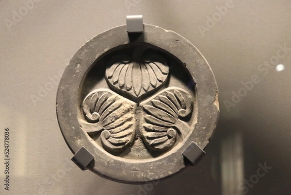 Fototapeta 徳川マークの瓦屋根