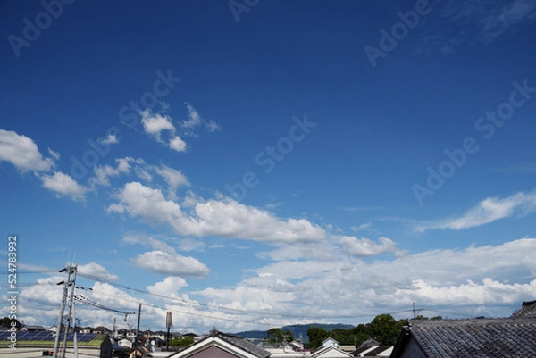 Fototapeta 空と雲が作り出す景色