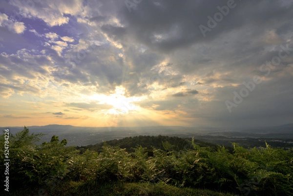 Fototapeta 空と雲が作り出す景色