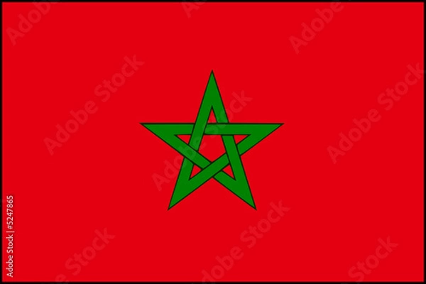 Obraz Flaga Maroka