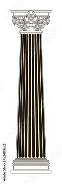 Obraz old-style greece column