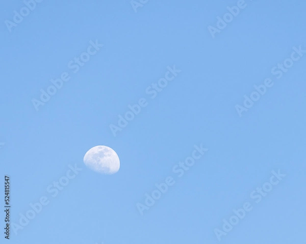 Obraz moon over sky