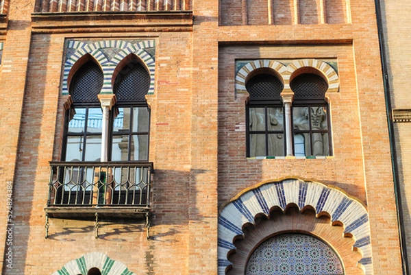 Obraz arabic facade in andalusia