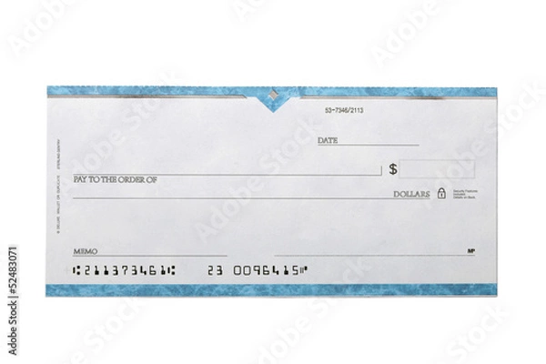 Obraz Cheque
